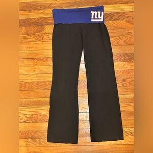 PINK Victoria's Secret NY Giants Love Pink Yoga Pants
